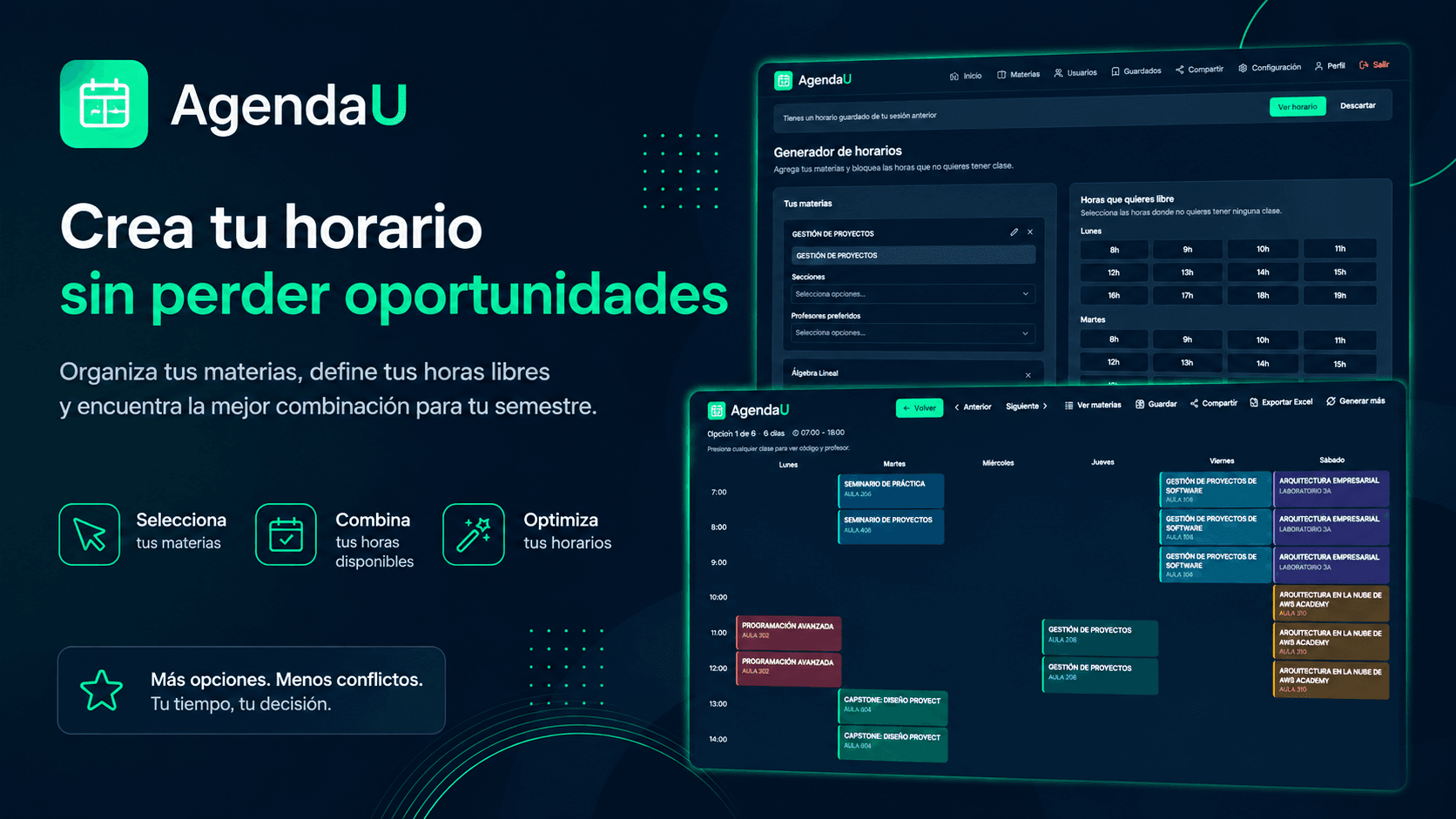 AgendaU — captura